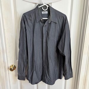 Fabio Inghirami | Gray Long Sleeve Button Down Shirt | Size 16.5